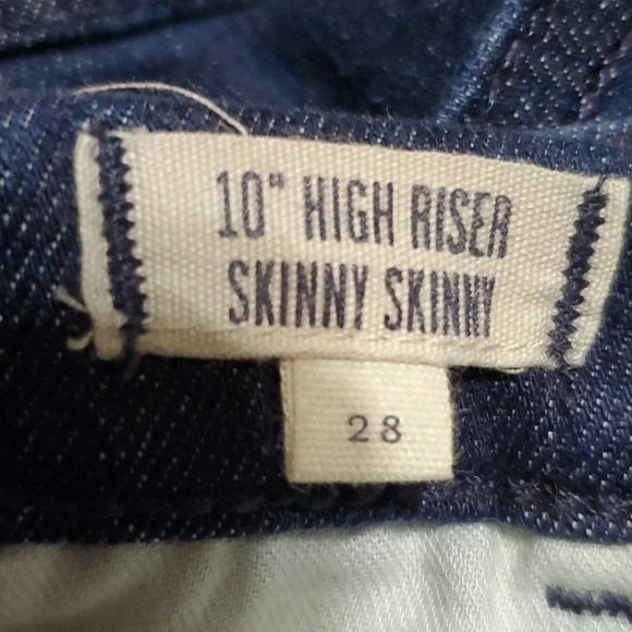 Madewell 10" high riser skinny skinny jeans euc - Picture 5 of 9
